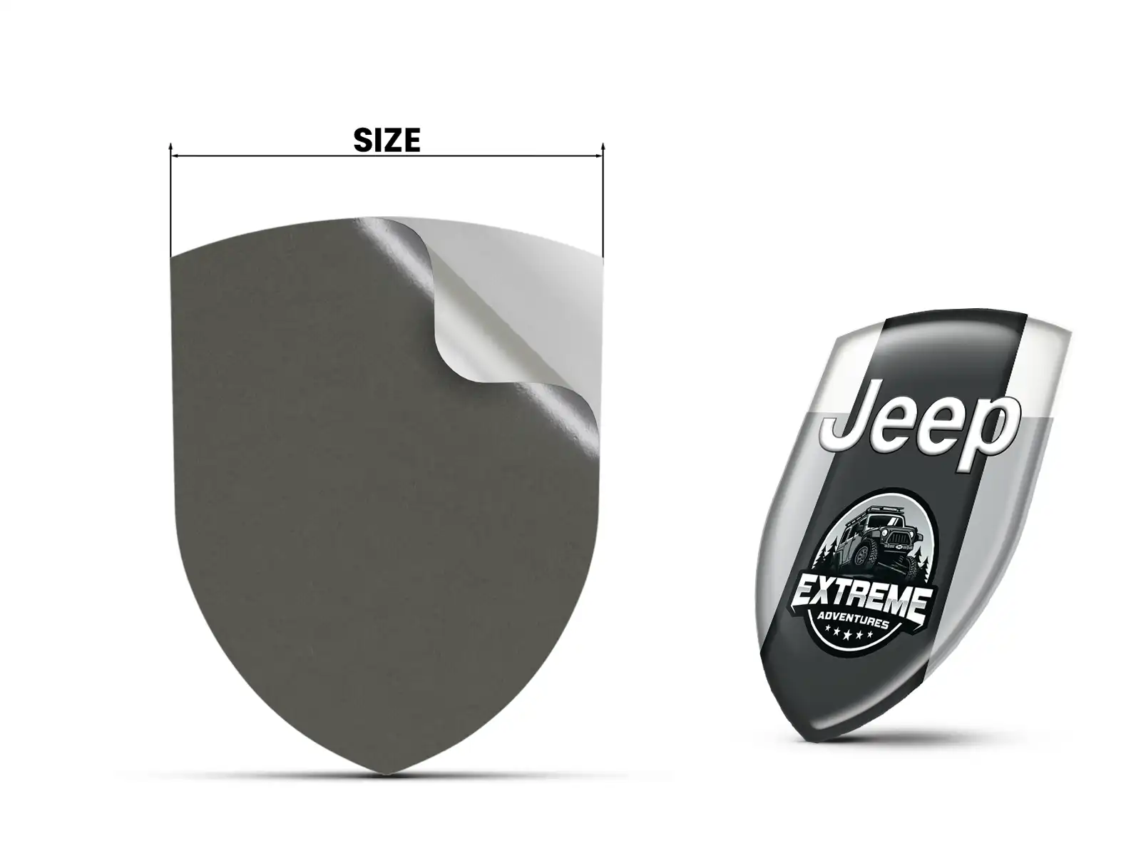 Jeep Waterproof Sticker Label Pro Max Lasting Modern